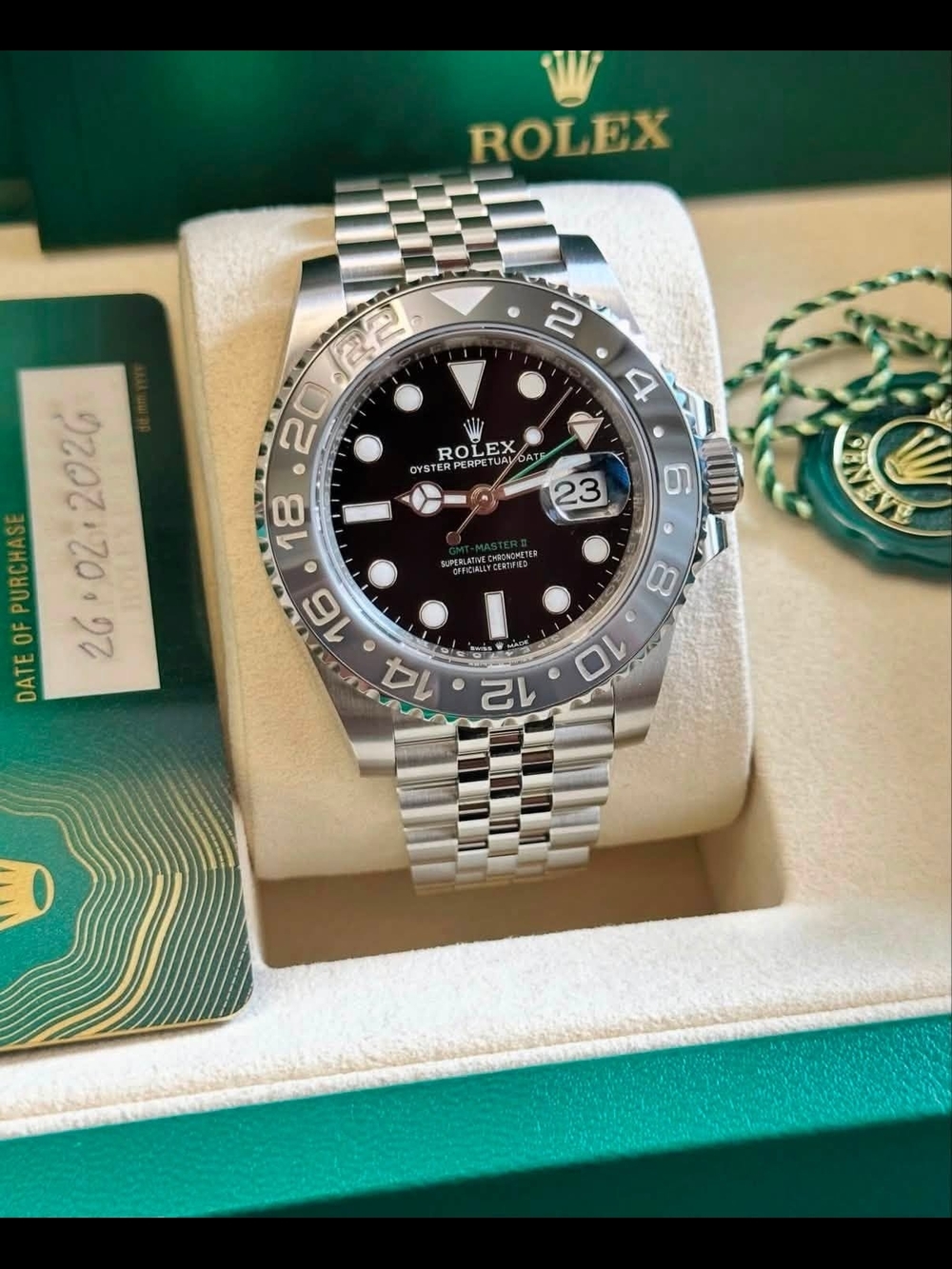 Rolex GMT Bruce Wayne 126710GRNR - Picture 2 of 4